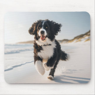 Hund på strandmuspekaren musmatta