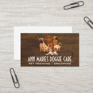 Hund Pack Doggie Training and Care Visitkort