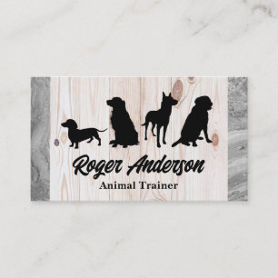 Hund Pack HUND Trä Marble Visitkort