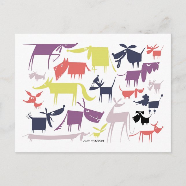 Hund Pack Vykort (Framsida)