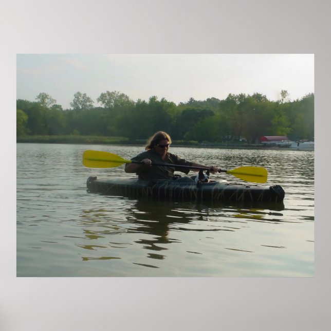 Hund Paddler Poster (Framsidan)