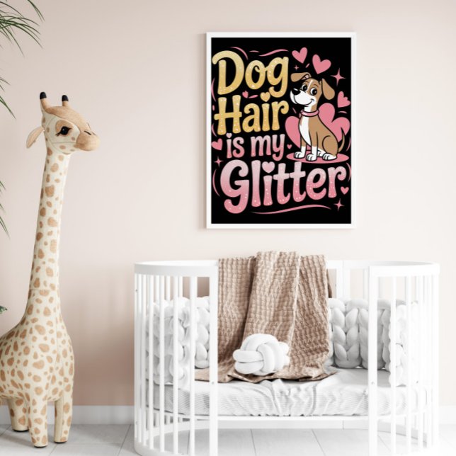 Hund Päls Gnistra Mode Poster (Skapare uppladdad)