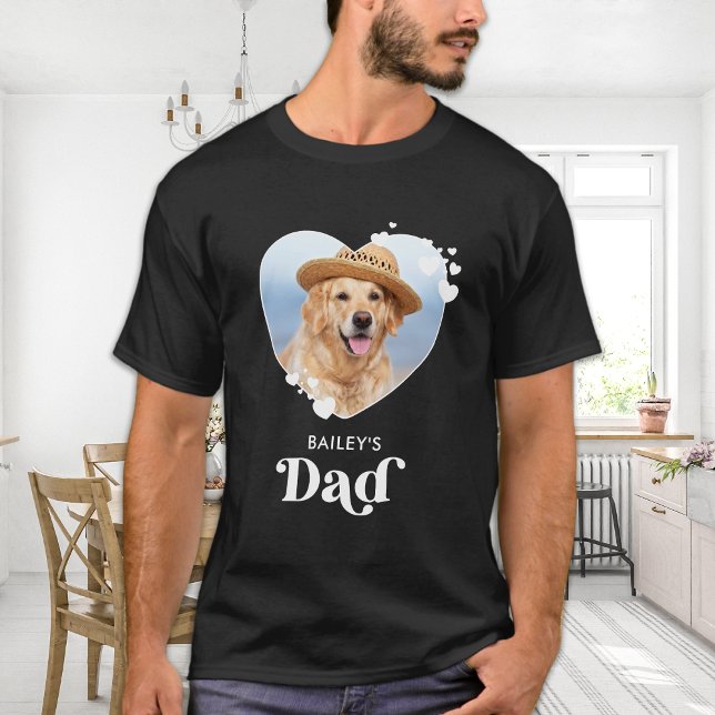 Hund PAPPA anpassar Hund älskare Cute Heart Pet Ph T Shirt (Skapare uppladdad)