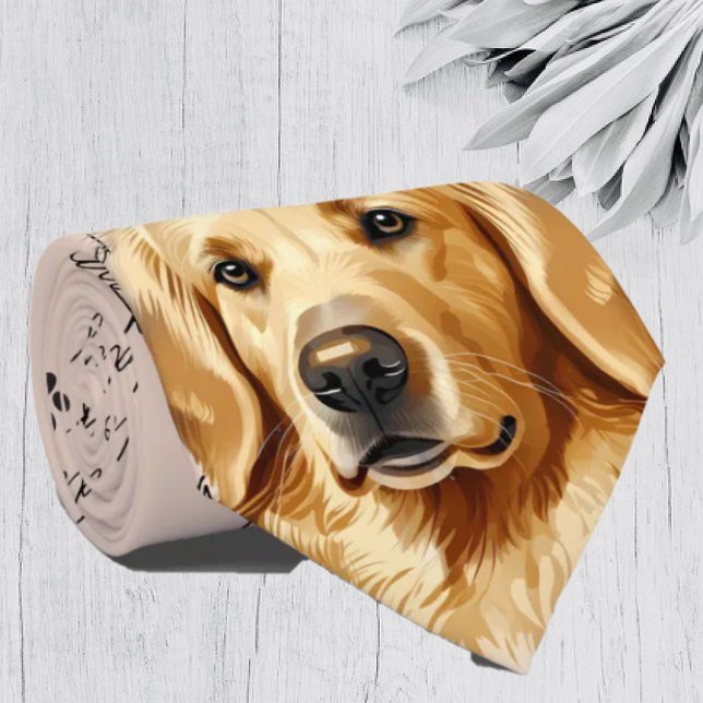 Hund pappa Golden Retriever Labrador Neck Tie Slips (Skapare uppladdad)