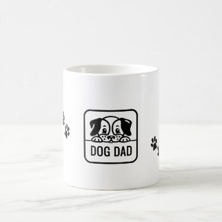 Hund Pappa Mugg - Utskriftsgåva från Cute Paw