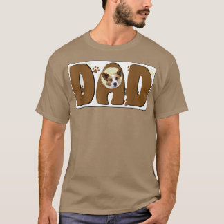 Hund Pappa O Cardigan Welsh Corgi T Shirt