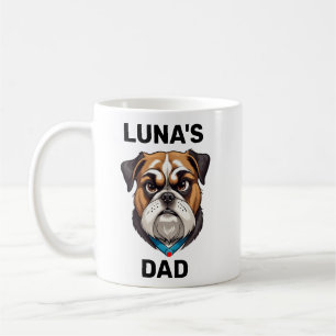 Hund Pappa, Personlig Hund Photo Julgåva Kaffemugg