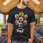 Hund PAPPA Personlig Pet Photo Collage Hund älskar T Shirt<br><div class="desc">Hund Pappa ... Överraska din favorit Hund Pappa i Fars dag, jul eller på hans födelsedag med den här toppen, gullet med anpassningsbar. Anpassa den här pappa-skjortan i hund med hund favoritfoton och namn. Denna skjorta i hund är ett måste för hundälskare och hund! Underbar gåva från hund. COPYRIGHT ©...</div>