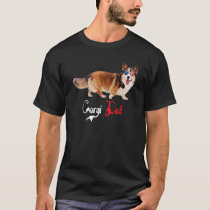 Hund Pappa Puppy Pappa Corgi T Shirt