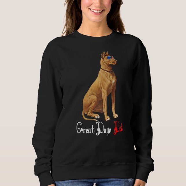 Hund Pappa Puppy Pappa Great dane T Shirt (Framsida)