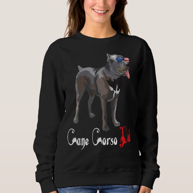 Hund Pappa Puppy Pappa Käpp Corso T Shirt (Framsida)