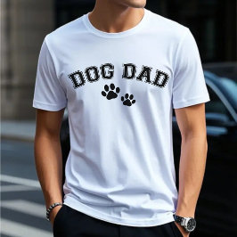Hund-Pappa-skirt - Far-dagskorgen för honom T Shirt