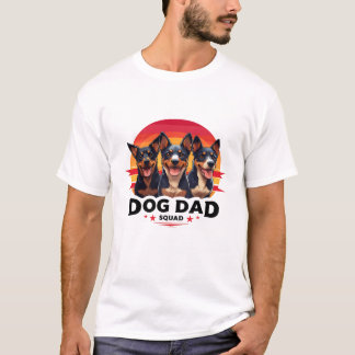 Hund Pappa Squad T Shirt