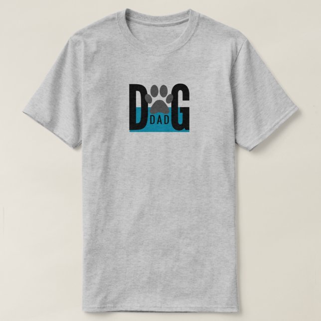 Hund Pappa T-Shirt (Design framsida)