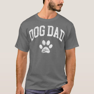 Hund Pappa Vintage - utarmad design Rolig hund Tas T Shirt
