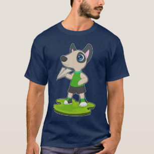 Hund Pappersflygplan T Shirt