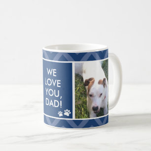 Hund Pappor We/I Kärlek You Anpassningsbar Photo Kaffemugg