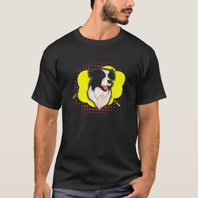 Hund Parent Hund älskare Pet Owner Animal Gräns Co T Shirt (Framsida)