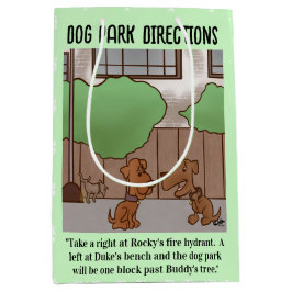 Hund Park Directions Gift Bag