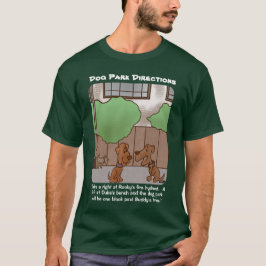Hund Park Directions Manar Grönt T-Shirt
