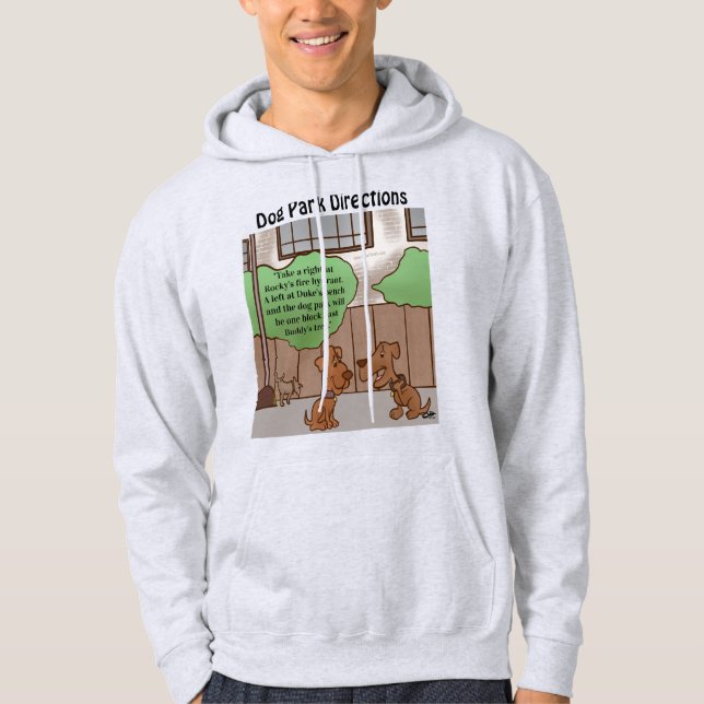 Hund Park Directions Manar Hoodie (Framsida)