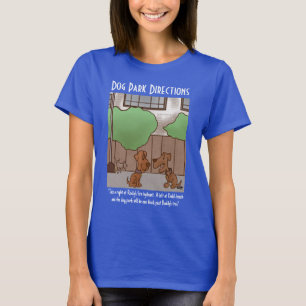 Hund Park Directions Women's Blue T-Shirt