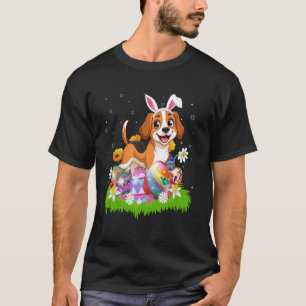 Hund Påskäggjakt Kaninöra Hund Påsk söndag T Shirt