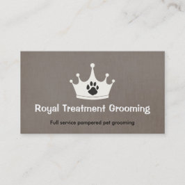 Hund Paw Print Dog Walker och Groomer Visitkort
