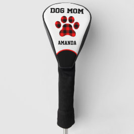 Hund Paw Print Red, Black, White