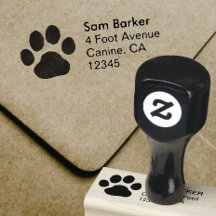 Hund Paw Print Returadress Cute Pet Hund Tass