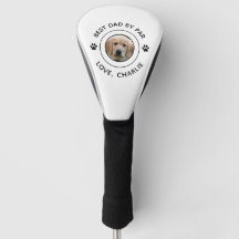 Hund Paw Skriv ut fototext Golf Pun Best Pappa per