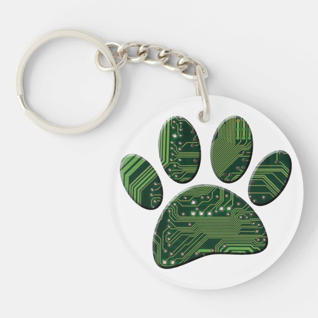 Hund Pawprint Circuit Board (Framsidan)