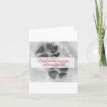 Hund Pawprint i Snö-dekorationen.