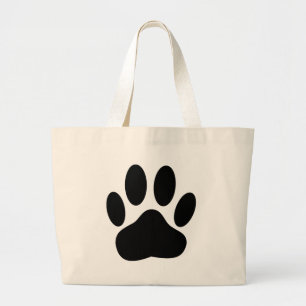 Hund Pawprint Jumbo Tygkasse
