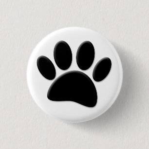 Hund Pawprint Knapp
