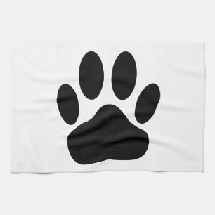 Hund Pawprint Kökshandduk