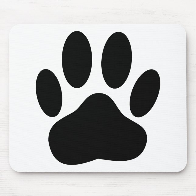 Hund Pawprint Musmatta (Framsidan)