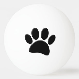 Hund Pawprint Pingisboll