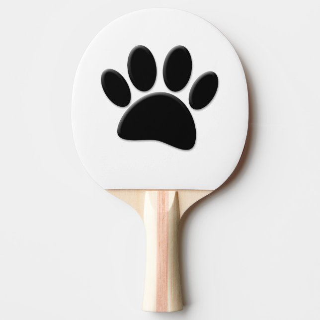 Hund Pawprint Pingisracket (Framsidan)