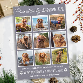 Hund Pawsiely Wonderful Cute Pet Photo Collage Julkort