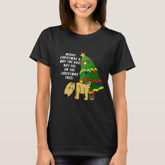 Hund Pee på Julgran T Shirt