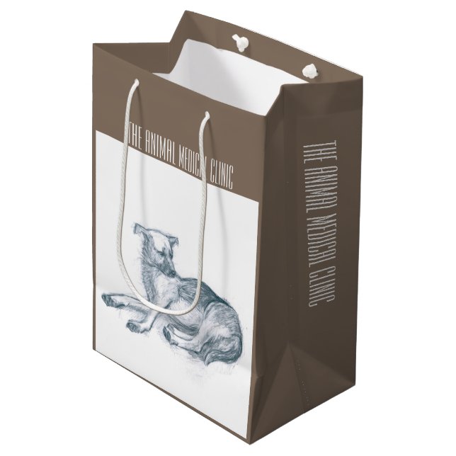 Hund. Penna teckning. (Framsidan Vinklad)