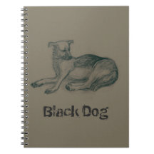 Hund. Penna teckning.