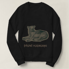 Hund. Penna teckning. Tröja