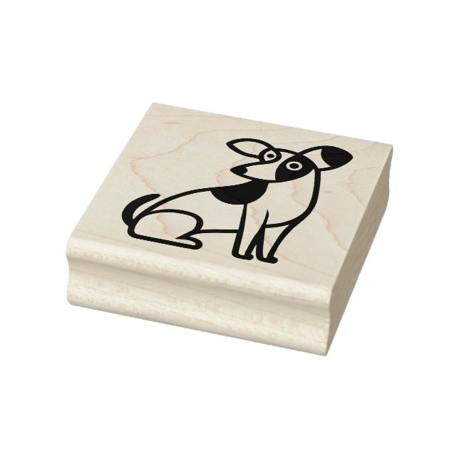 Hund Perplexed Stämpel (Stämpel)