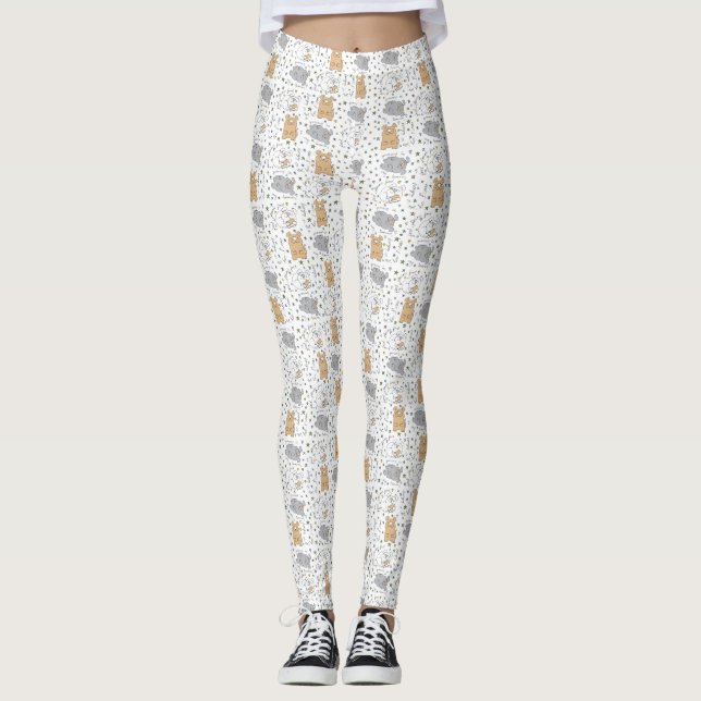 Hund Person Leggings (Framsida)