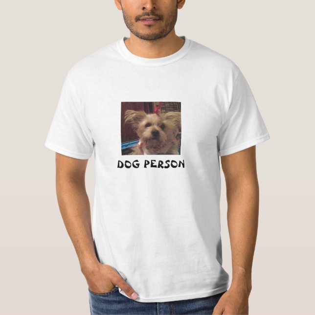 Hund Person Tee Shirt (Framsida)