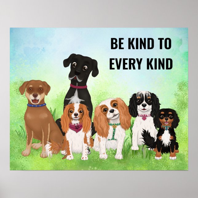 Hund personlig Cute Poster (Framsidan)