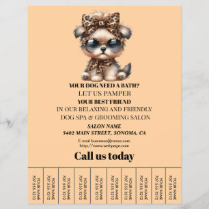 Hund-personlig-flygare Reklamblad