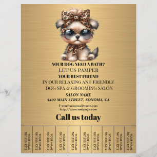 Hund-personlig-flygare Reklamblad